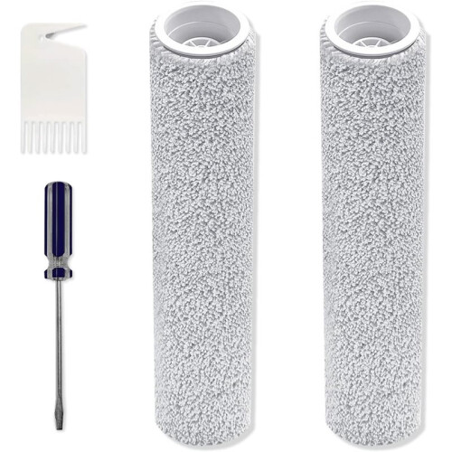 Replacement Roller Mops for  Qrevo Curv 2 Flow, Robot Vacuum Cleaner Accessory Kit -Mopping Roller Replacement