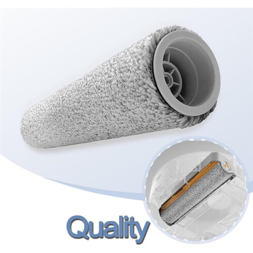 Replacement Roller Mops for  Qrevo Curv 2 Flow, Robot Vacuum Cleaner Accessory Kit -Mopping Roller Replacement 2
