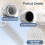 Replacement Roller Mops for  Qrevo Curv 2 Flow, Robot Vacuum Cleaner Accessory Kit -Mopping Roller Replacement 4