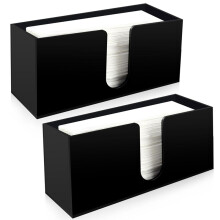 Papieren Handdoekhouder voor Aanrecht, Acryl Servettendispenser - Papieren Handdoekdispenser voor Badkamer, Keuken, Restaurant, Toilet