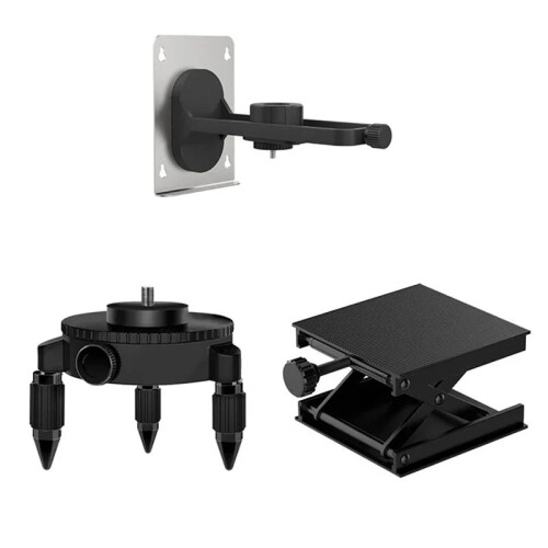Universal Level Measurement Auxiliary Accessories (Rotating Base/Adjustable Lifting Platform/Wall Bracket) 3PCS/Set