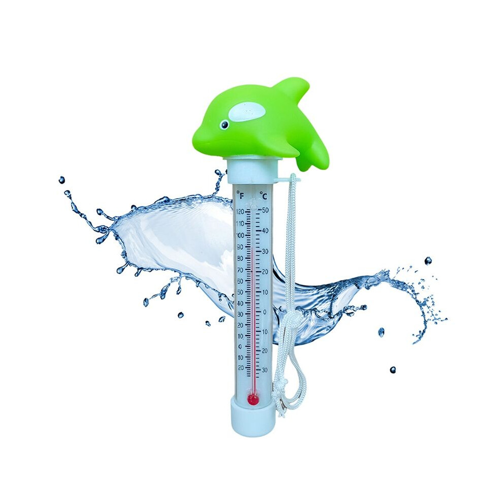 Fish Pool Thermometer Floating Water Temperature Tester For Spa Pond Indoor Pools Green