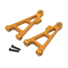 For 1/16 MJX 16207 16208 16209 16210 H6V3 M162 M163 RC Car Upgrade Parts Front Hem Arm Kit Gold