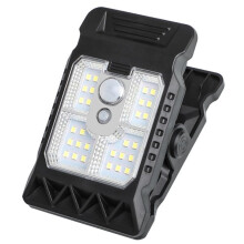 Outdoor Solar Lights Motion Sensor Security Lamp Clip- for Fence Deck Wall Garage Patio LED Lamp