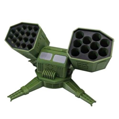 3D Printed Battery Storage Box Desktop Figurines Decoration Multi Position AA /AAA Model Batteries Organizer Boxes