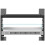 1U Server Rack Depth Extender - 4-Inch/10 cm Deep Recessed Rack Mount Adapter Kit for Network Rack 6