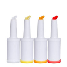 Confezione da 4 Contenitori per Succhi Colorati da 34 Once, Dispenser di Succhi In Plastica per Bar, Casa, Cucina e Feste