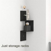 Estante de Parede Multicamadas para Armazenamento Montado Na Parede, Quarto, Sala de Estar, Decoração para Casa, Armazenamento e Organização B