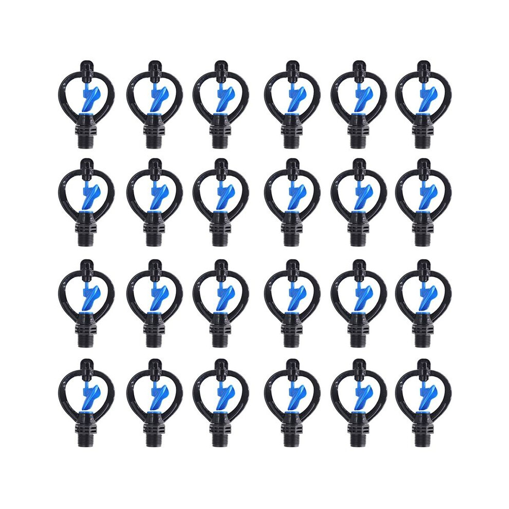 50Pcs G1/2 Butterfly Sprinkler Automatic External Wire Impeller Nozzle 360Degree Automatic Rotation Sprinkler Irrigation 4712852379703