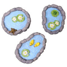 Simulated Pool Decoration Micro-Landscape Cute Animal Pool Decoration Cartoon Duck Pool Gardening