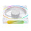 ARGB Case Fan 120mm 5V 3Pin PWM Silent PC Computer Case Cooling Fan CPU Cooler for Desktop Computer White 4