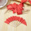 100 Pcs Solid Red Toothpick Flags Small  Plain Red Color Stick Cupcake Toppers Flags DIY Decoration 3