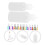 1 Set Customized Plastic Bottle Tool Slip Trailer Bottle Ceramic Glaze Plastic Rubber Stopper Trailer for Pottery Glaze 6