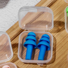 40pcs Soft Silicone Ear Plugs Waterproof Swimming Ear Plugs Reusable Noise Reduction Sleeping Ear Plugs