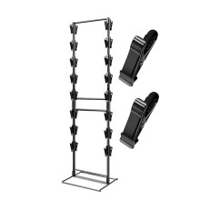 Chip-Rack-Präsentationsständer, Kartoffelchip-Rack-Taschenhalter mit 32 Clips, Reihen-Chip-Präsentationsständer für Partys, Snack-Präsentation
