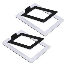 2PCS Desktop Speaker Stand Audio Bracket Tabletop Shock Absorption Holder Speaker Bracket for Computer Speakers