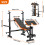 Weight Bench with Adjustable Barbell Height 4