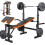 Weight Bench with Adjustable Barbell Height 9