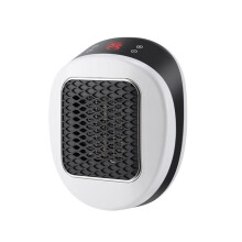 Chauffage Électrique D'Hiver Portable, Prise Murale, avec Télécommande, Chauffage Rapide pour Bureau, Prise Britannique (Type B)