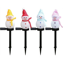 Weihnachtsbeleuchtung für Den Garten 2025 - Solar-Schneemann-Lichter - Schneemann-Weihnachtsschmuck