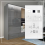 (Grey, 255cm) Sasilaya High Gloss 2 or 3 Sliding Doors Wardrobe 5