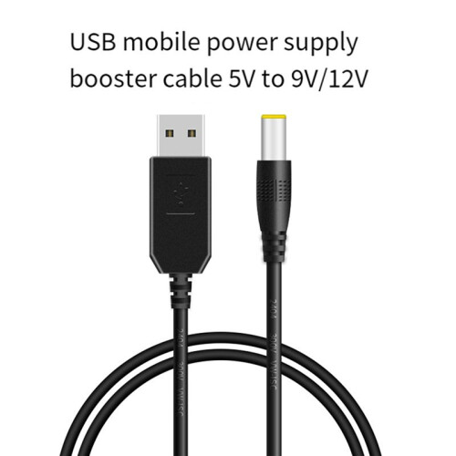 USB Charge Power Boost Cable  5V to 12V 1A Step  Converter Adapter USB Cable with Boost Component 2