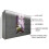 (Grey, 255cm) Sasilaya High Gloss 2 or 3 Sliding Doors Wardrobe 6