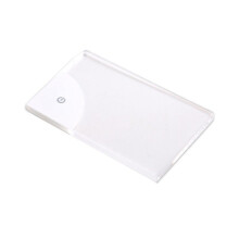 LED Blank Acrylic Glowing Business Card Light Transparent Name Tag Board DIY Gift for Husband Boyfriends Dady Gift