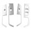 For  Ix25 Creta 2015-2019 Inner Door Armrest Window  Cover Decoration Control Panel 1