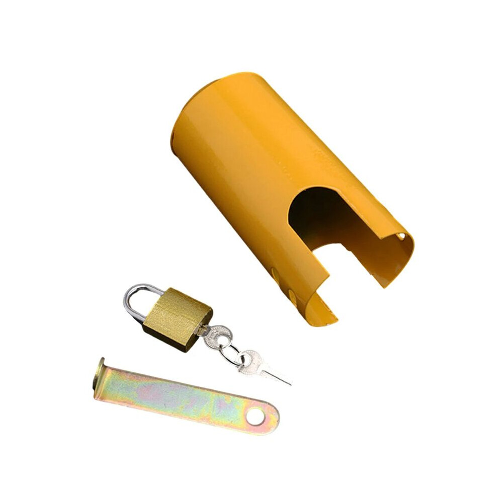 Faucet Protection Lock With Key, Anti-Theft Outdoor Faucet Lock Plate, Padlock Protection Cover, Water Valve 4713782038579