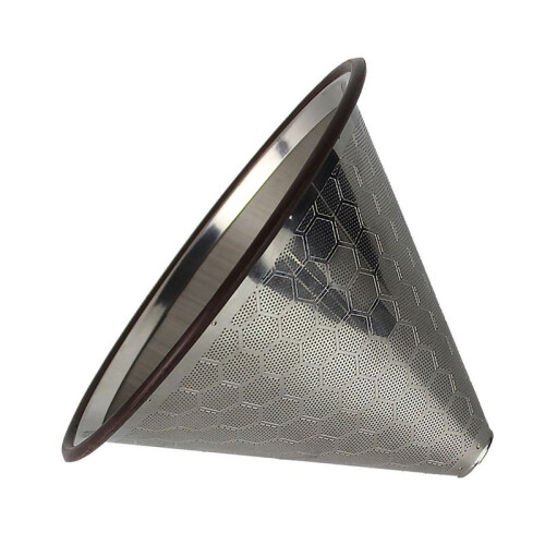 Stainless Steel Coffee Filter Reusable Pour over Coffee Filter Coffee Maker Filter Coffee Dripper Strainer Funnel