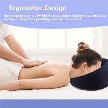 Ergonomics Lying Down Pillow Memory Foam  Rest Support Pillow Body Massage Face Rest Pillow for Beauty Salon-C
