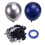 Palloncini Blu e Argento, 67 Pezzi Palloncini Blu e Argento da 12 Pollici per Compleanno, Laurea 1