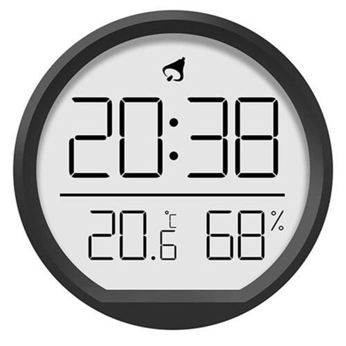 LED Digital Wall Clocks Temperature Humidity Date Display Electronic Table Alarm Clock for Kitchen Study Refrigerator A