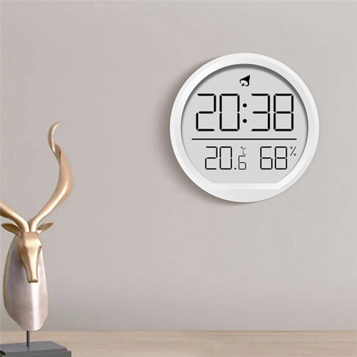 LED Digital Wall Clocks Temperature Humidity Date Display Electronic Table Alarm Clock for Kitchen Study Refrigerator A 2