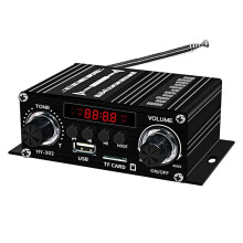 New Digital  Amplifier 12V Home Car 2 Channel HIFI Sound Speaker FM Receiver Audio Amplificador Clase-AB AMP