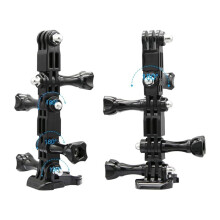 Kit de Adaptador de Junta Recta de Brazo de Extensión Ajustable, Conector de Juntas de Misma Dirección y Vertical para Cámara de Acción para