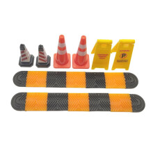 1 Pièces 1:18 Ceinture de Décélération de Simulation/Ralentisseur/Ralentisseur Accessoires de Scène 1/18 Modèle de Voiture Parking Souterrain