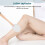 Lotion Applicator for Back, Feet, 4 Replaceable Pads, 1 Long Handle, Back Lotion Applicator for Seniors, Women 4