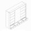 (White, 255cm) Sasilaya High Gloss 2 or 3 Sliding Doors Wardrobe 4