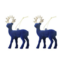2 Christmas Pendant Christmas Tree Decorative Deer Ornaments