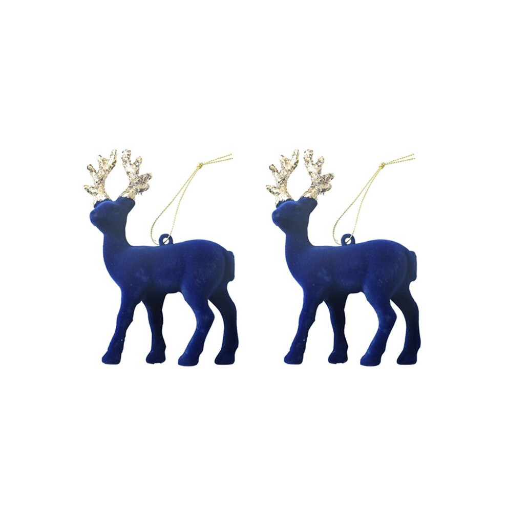 2 Christmas Pendant Christmas Tree Decorative Deer Ornaments 4711474080578