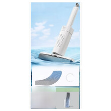 Water-Absorbing Handheld Mop for Hands-Free Washing of Kitchen, Bathroom, Toilet, Wash Basin and Tabletop Cleaning