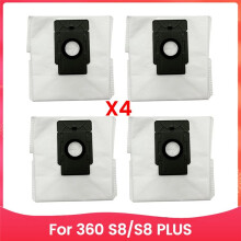 4PCS Vacuum Cleaner Dust Bag Accessories for 360 S8 for 360 S8 Vacuum Cleaner Accessories Replacement Dust Bags
