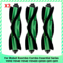 3PCS Roller Brush for Combo Essential Series Q0120 Y0140 Y0110 Q011 Robot Vacuum Attachments