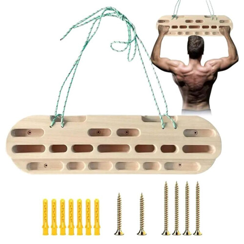 Klimmen Toets Sterkte Rotsplank Draagbare Pull- Rotsklimmen Hangboard Greepversteviger Onderarmtrainer 1