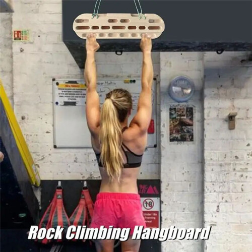Klimmen Toets Sterkte Rotsplank Draagbare Pull- Rotsklimmen Hangboard Greepversteviger Onderarmtrainer 2