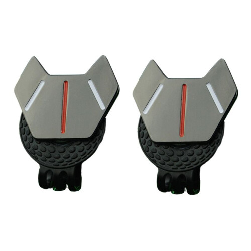 Hat Clip for Positioning Alignment, Player Position Marking Cap Badge, Suitable for All Golfers,A