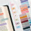 2400 PCS Sticky Tabs,120 Colors Writable Sticky Note Tabs for Binders, Annotation Tabs, Page Markers, Classify Files 4