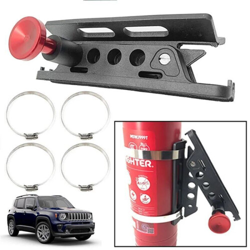 Quick Release Fire-Extinguisher Mount Bracket Adjustable Bar for ATV UTV Extinguisher Holder Compatible with RZR 800 1